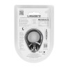 Liquid Silicone Single Weighted Ball Cockring - Black