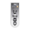 Silicone Cock and Ball Ring Set of 4 - Black