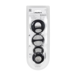 Silicone Cock and Ball Ring Set of 4 - Black