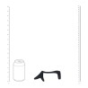 Tri O Silicone Shaft Cock and Ball Ring - Black