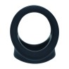 Silicone Cock and Ball Harness - Black