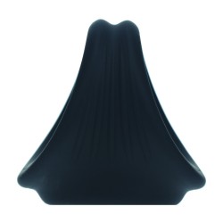 Silicone Cock and Ball Harness - Black
