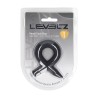 Pencil Liquid Silicone Cockring - Black