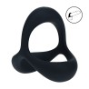 Tri O Ergo Silicone Cockring - Black