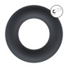 Liquid Silicone Cockring - L - Black