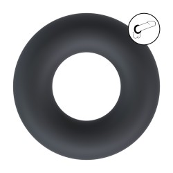 Liquid Silicone Cockring - M - Black