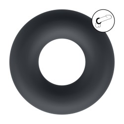 Liquid Silicone Cockring - S - Black