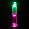 LED Vibrating Straight Cock - 6 / 15 cm - Transparent