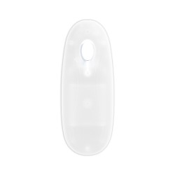 LED Vibrating Straight Cock with Balls - 6 / 15 cm - Transparent