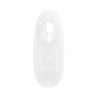 LED Vibrating Straight Cock - 7 / 18 cm - Transparent