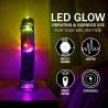 LED Vibrating Straight Cock - 8 / 20 cm - Transparent
