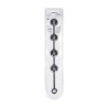 Round Silicone Anal Balls - XL - 50mm - Black