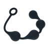 Waterdrop Silicone Anal Balls - L - 40mm - Black