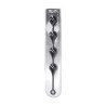 Silicone Waterdrop Anal Balls - XXL - 60mm - Black