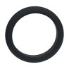 Wide O Silicone Cockring - L - 42mm - Black