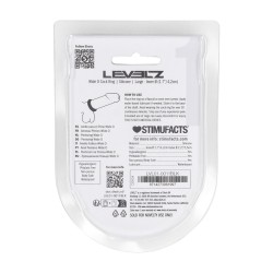 Wide O Silicone Cockring - L - 42mm - Black