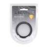 Wide O Silicone Cockring - XL - 50mm - Black