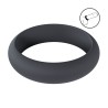 Wide O Silicone Cockring - XXL - 55mm - Black