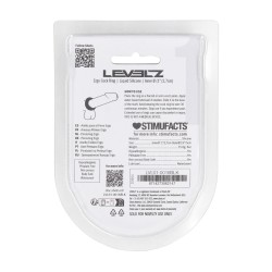 Ergo Liquid Silicone Cockring - Black