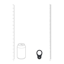 Silicone Training Cockring - S - Black