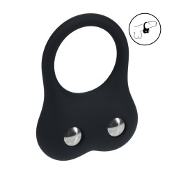 Silicone Training Cockring - M - Black