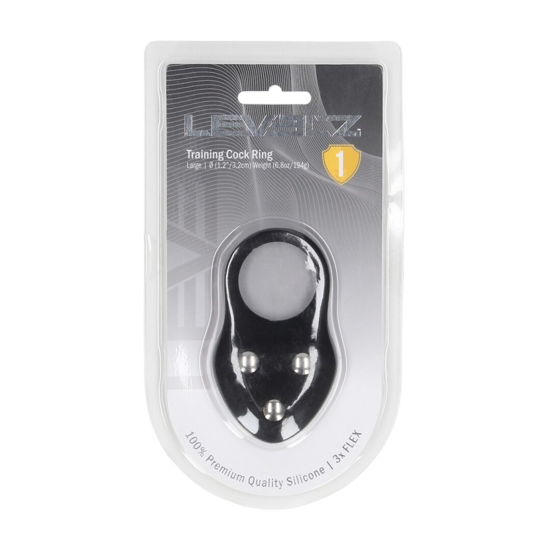 Silicone Training Cockring - L - Black