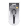 Wide Adjustable Silicone Lasso Cockring - 5mm - Black