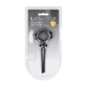 Detachable Wide Adjustable Silicone Lasso Cockring - 5mm - Black