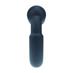 Metal and Silicone Cockring - Black
