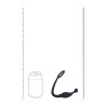 Silicone Cockring with Prostate Stimulator - S - Black