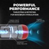 StrokeMate - Suction Rotation and Thrusting Masturbator Pump - Metallic Red