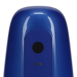 Pulsar - Negative Pressure Suction and Vibration Masturbator Pump - Metallic Blue