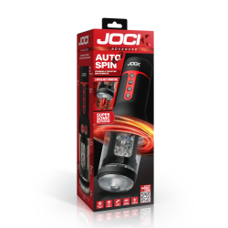 Auto Spin - Spinning and Thrusting Masturbator - Transparent/Black