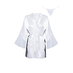 Sara peignoir white