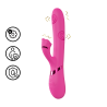 Fiore - G-Spot Air Wave Vibrating and Tapping Flared Clitoral Stimulator - Pink