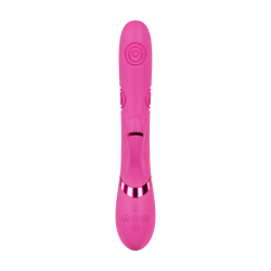 Fiore - G-Spot Air Wave Vibrating and Tapping Flared Clitoral Stimulator - Pink