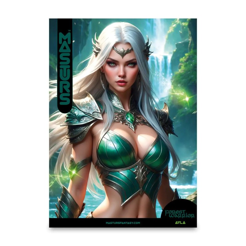 Ayla - Forest Warrior - Poster A2