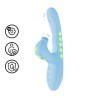 Andria - G-Spot Vibrating and Tap Clit Stimulator with LED - Blue