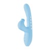 Andria - G-Spot Vibrating and Tap Clit Stimulator with LED - Blue
