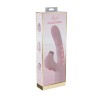 Andria - G-Spot Vibrating and Tap Clit Stimulator with LED - Pink