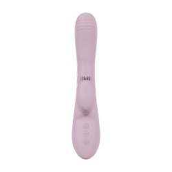Andria - G-Spot Vibrating and Tap Clit Stimulator with LED - Pink