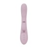 Andria - G-Spot Vibrating and Tap Clit Stimulator with LED - Pink