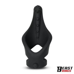 Double Penis Ring Solid Silicone 37/45 mm