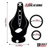 Double Penis Ring Solid Silicone 37/45 mm