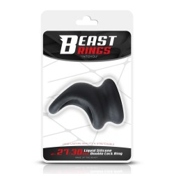 Double Penis Ring Liquid Silicone 27/30 mm