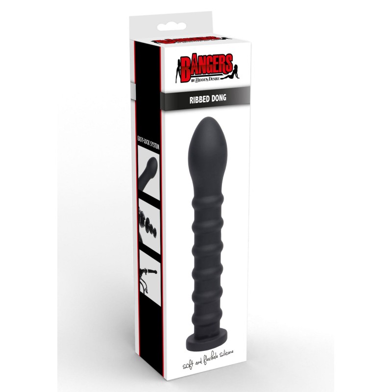 Ribbed Dong Easy-Lock 19 cm