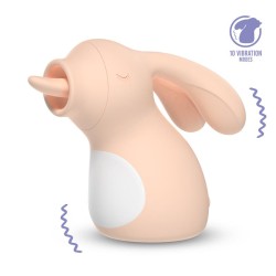 Carotty Massager with Vibration and Licking Tongue