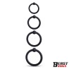 Set of 4 Penis Rings Silicone S, M, L and XL