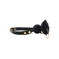 Rose Ball Gag with Plug
