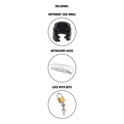 Chastity Cock Cage Silicone Small